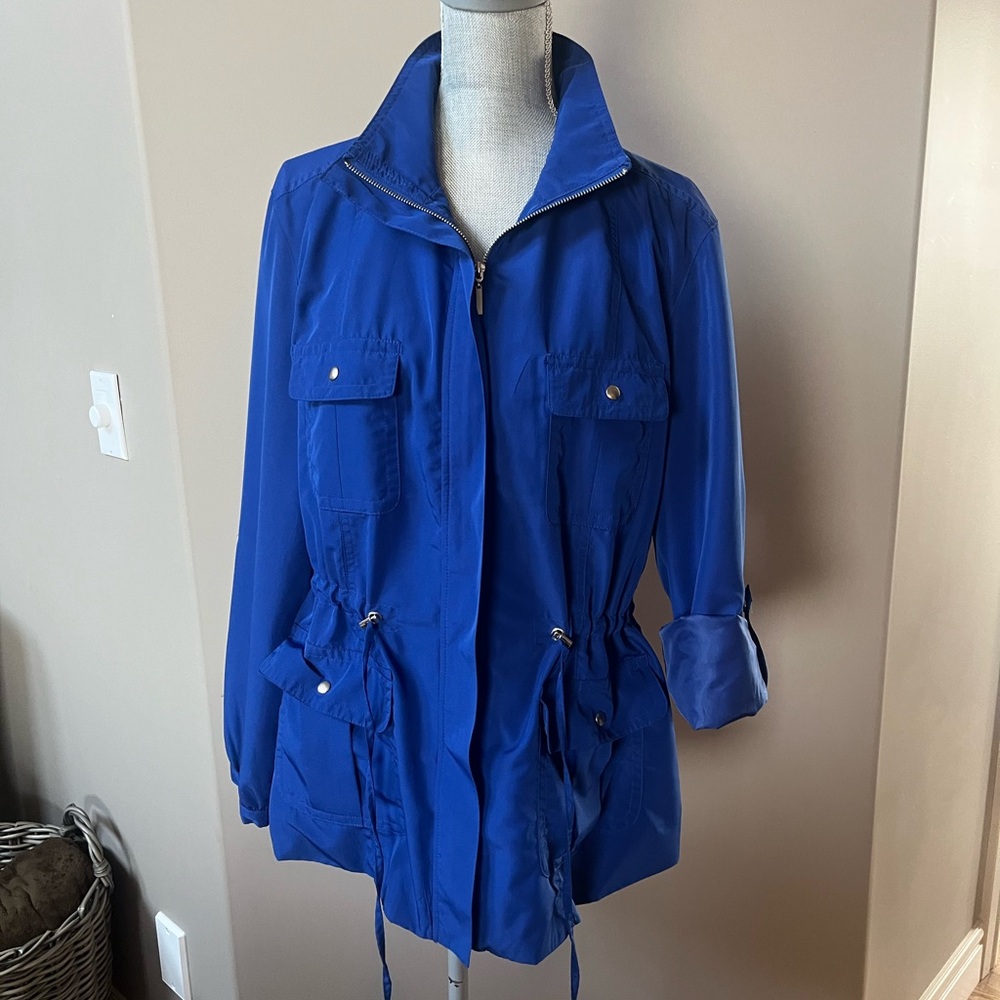 Royal Blue Women's Utility Jacket